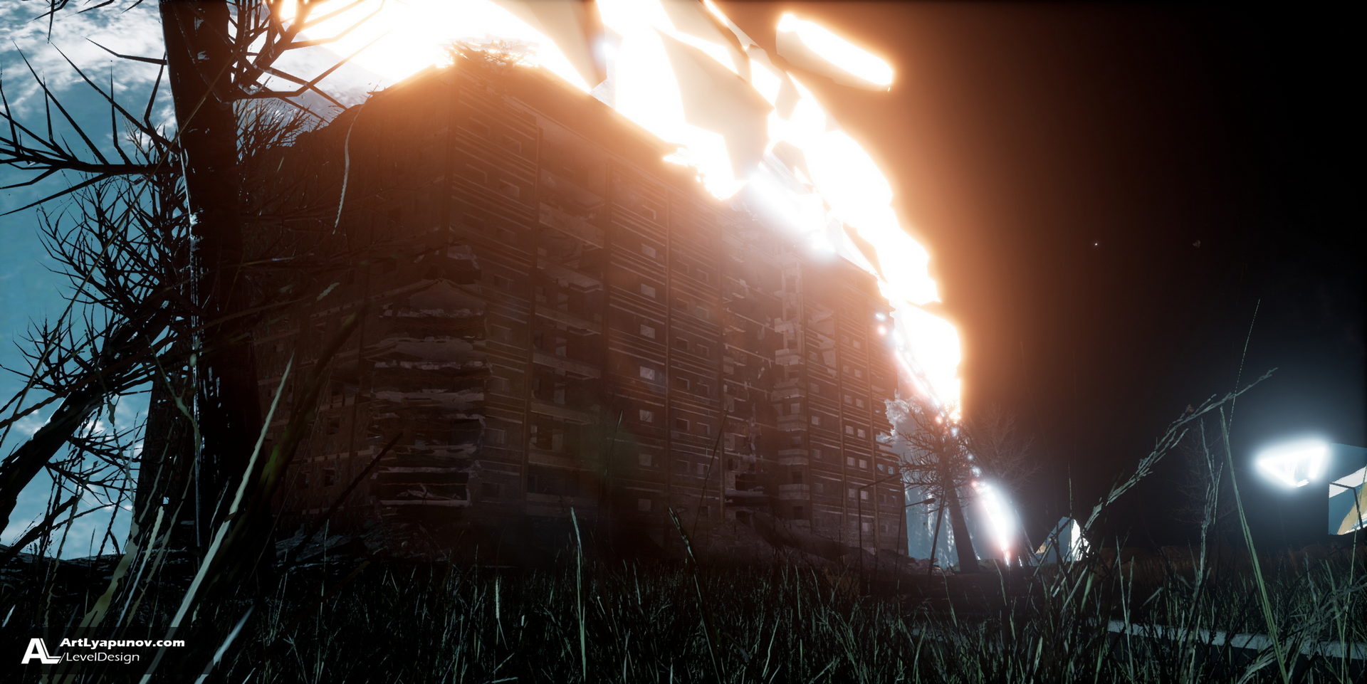 Unreal Engine 4 Level Design Asteroid | Quixel Megascans & Blender