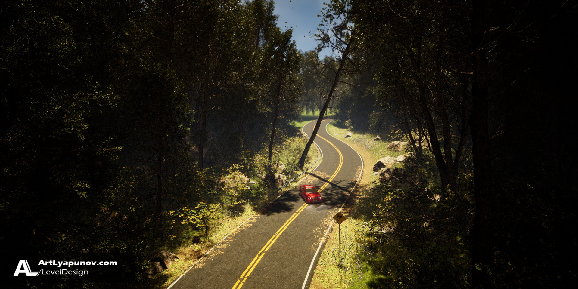 Unreal Engine 4 Level Design W210 E55K | Quixel Megascans, Megascans Trees
