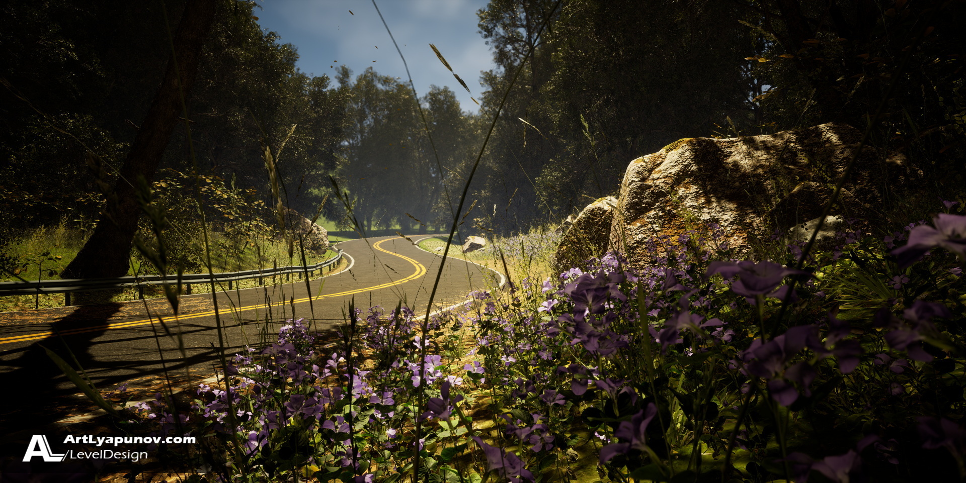 Unreal Engine 4 Level Design W210 E55K | Quixel Megascans, Megascans Trees