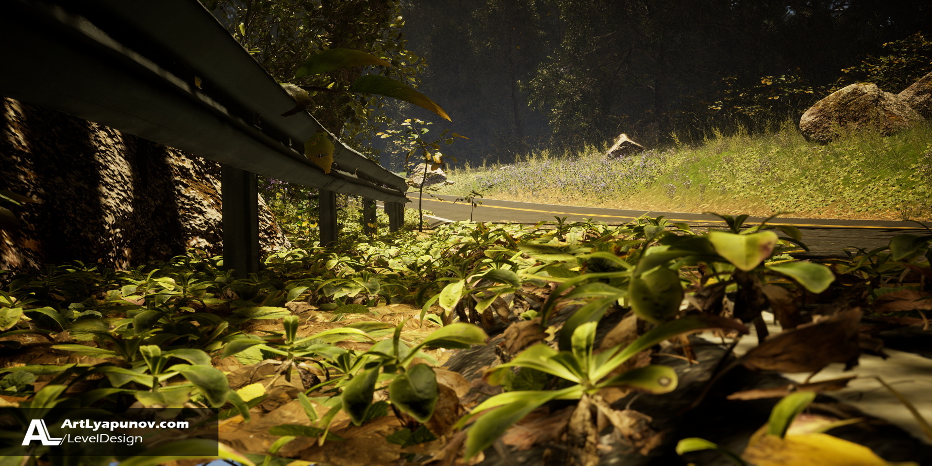 Unreal Engine 4 Level Design W210 E55K | Quixel Megascans, Megascans Trees