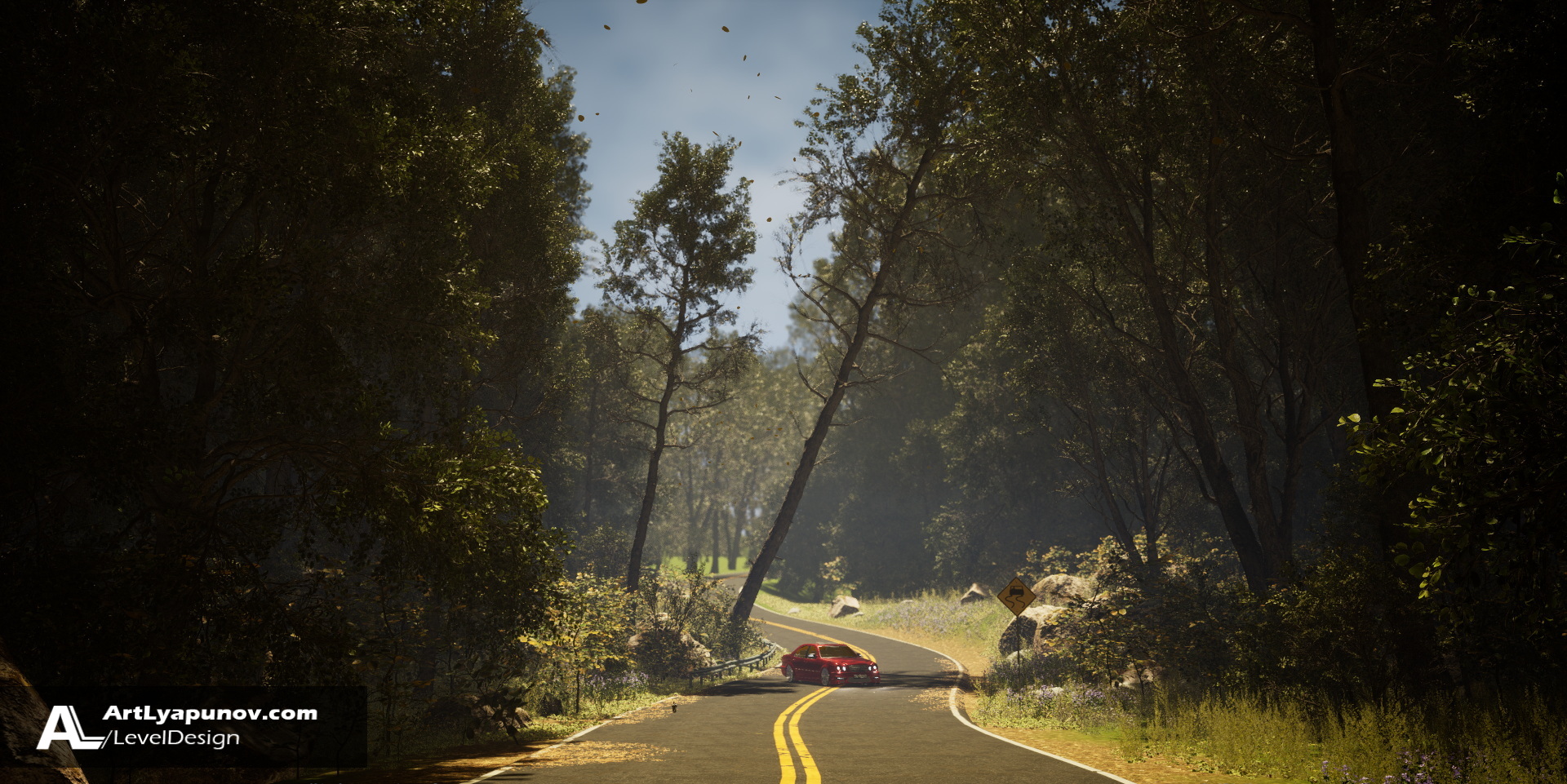 Unreal Engine 4 Level Design W210 E55K | Quixel Megascans, Megascans Trees